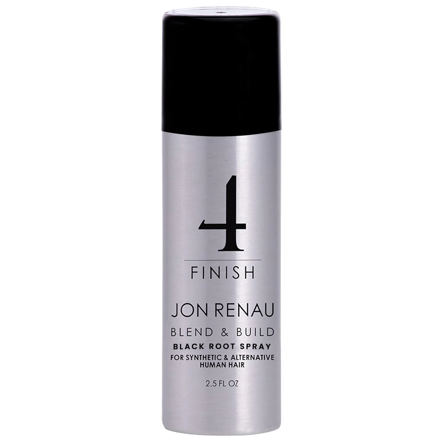 Jon Renau Blend and Build Root Touch Up - Root Spray for Human Hair, Wigs and Toppers - Black - 2.5 fl. oz. Also for Synthetic Wig and Extensions