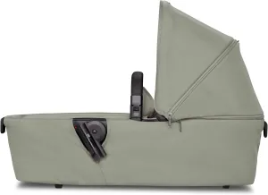 Joolz AER  Carrycot for Newborn (0-6 Months) - One-Hand Foldable Cot - Breathable Mattress - Lightweight Stroller Bassinet for Baby (Up to 20lbs)- Extended Sunhood - Water-Repellent (Sage Green)