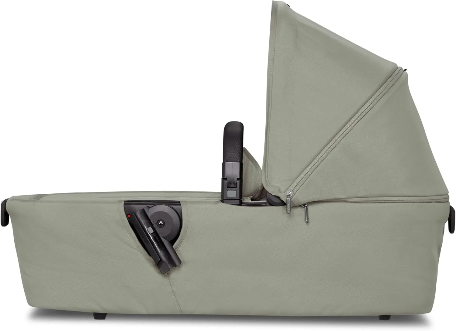 Joolz AER  Carrycot for Newborn (0-6 Months) - One-Hand Foldable Cot - Breathable Mattress - Lightweight Stroller Bassinet for Baby (Up to 20lbs)- Extended Sunhood - Water-Repellent (Sage Green)