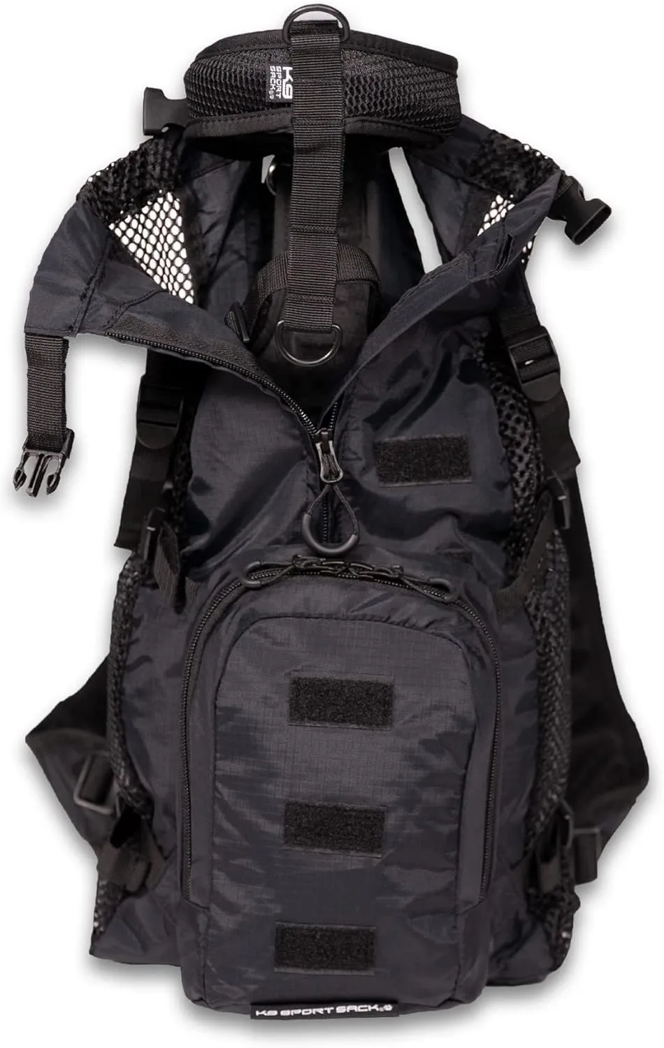 K9 Sport Sack Walk-On | Dog Carrier Dog Backpack with Harness & Storage (Large, Anthracite Black)