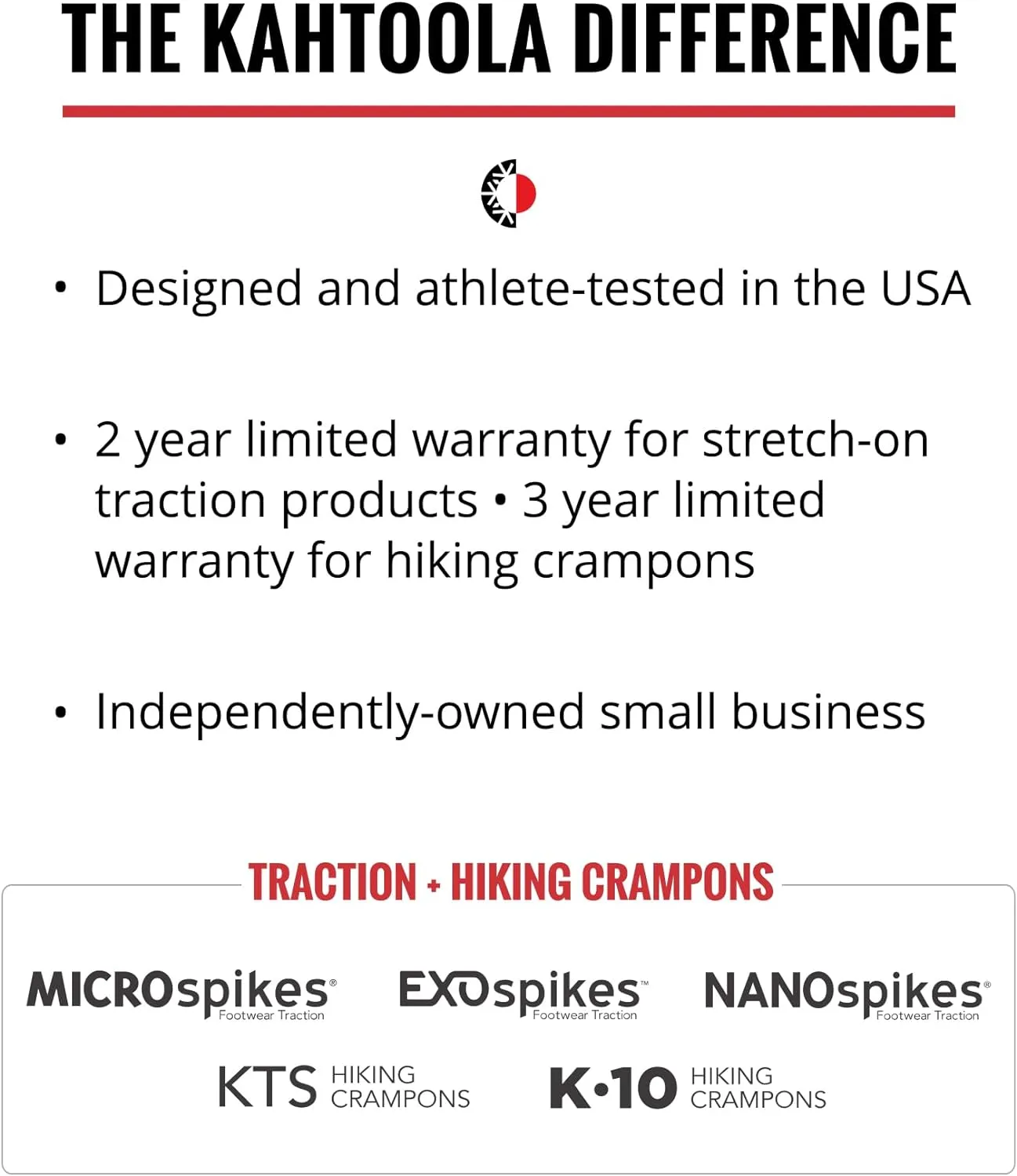 Kahtoola NANOspikes Footwear Traction for Icy Winter Road Running & Walking