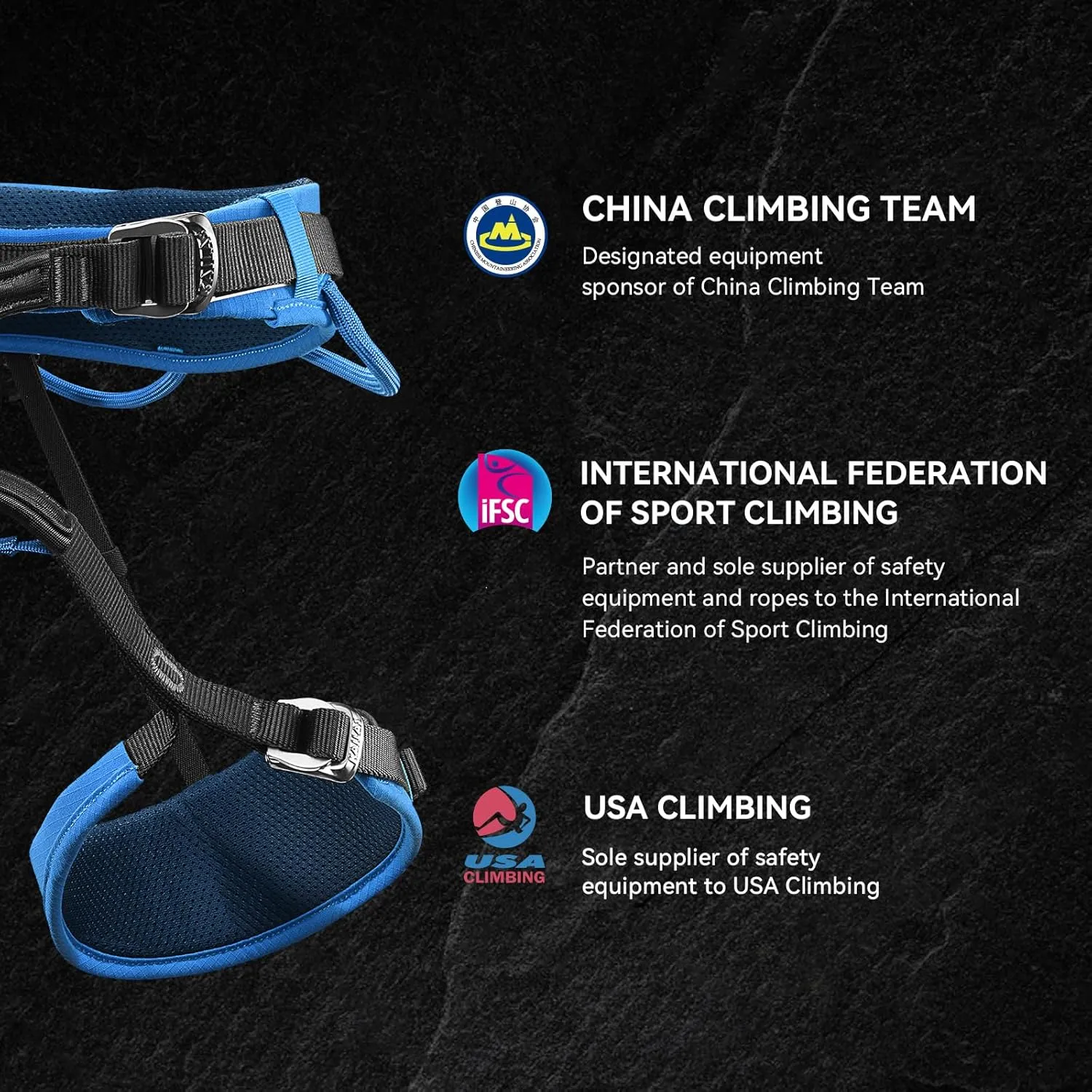 KAILAS B3 Rock Climbing Harness Men Roofing Harness Safety Belt Climbing Gear Adjustable Mountaineering Lightweight