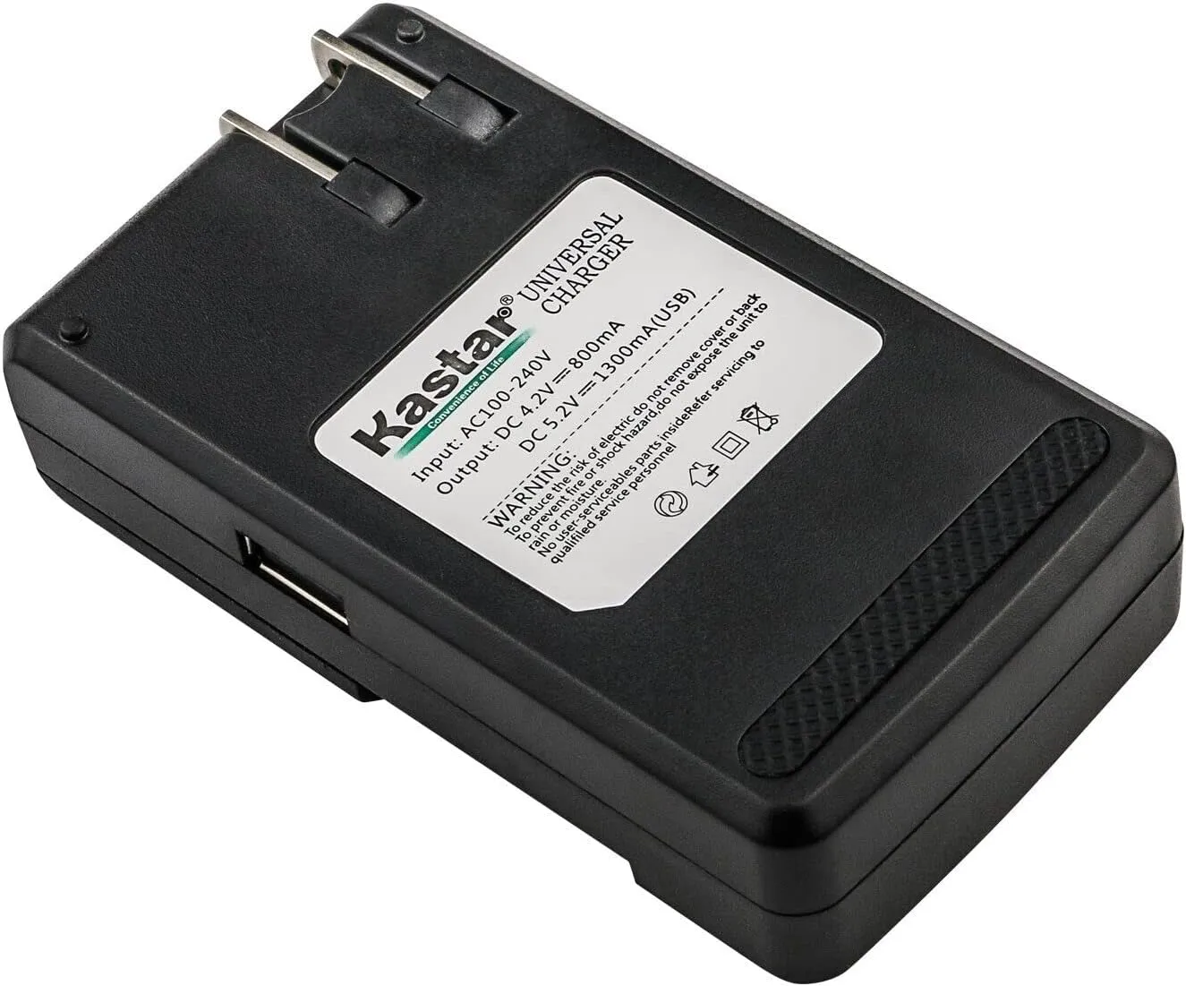 Kastar 4-Pack BL-5B Battery and Smart LCD Charger for Tecsun X3, A3, A5 Devices; 3.7V Output Voltage