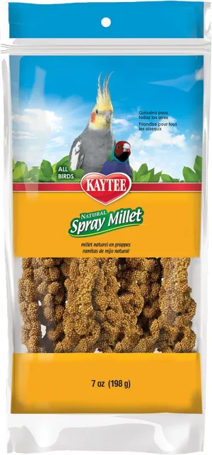 Kaytee Spray Millet Treat for Pet Birds, 7 Ounce