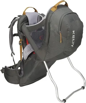 Kelty Journey PerfectFit Child Carrier Backpack, Adjustable Suspension with Hipbelt, 5 Point Safety Harness, Large Zippered Mesh Pockets (Dark Shadow)