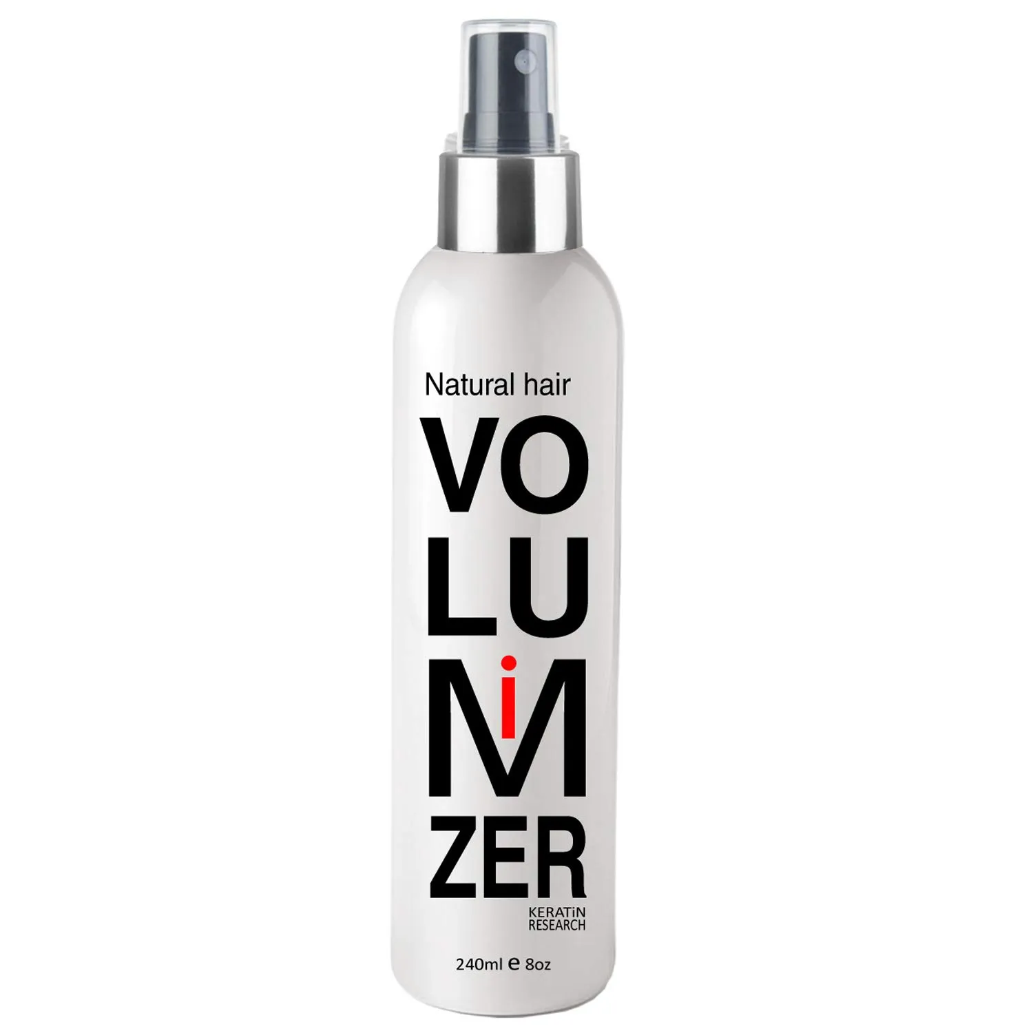 KERATIN RESEARCH Instant Natural Hair Volumizing Spray   Thickener for Fine Hair - Thicker Hair in 30 Seconds - Experts Recommended Products for Women & Men (8oz)
