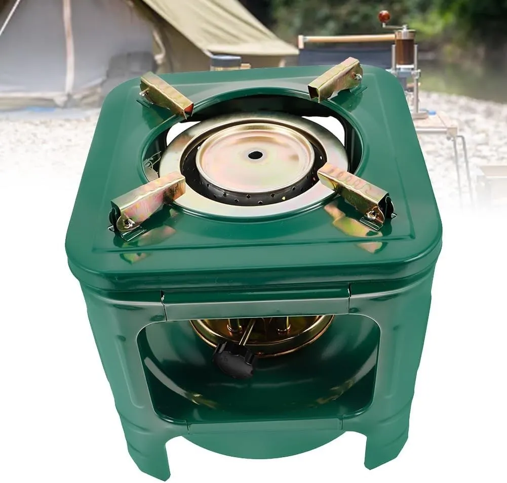 Kerosene Stove, Camping Picnic Stove, Portable Camping Kerosene Diesel Alcohol Stove, Home Kerosene Burner, Outdoor Camping Cookware, for Heating Cooking Boiling