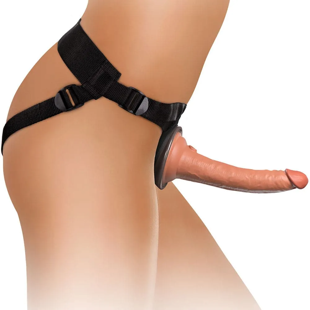 King Cock Elite Comfy Silicone Body Dock Kit - Caramel