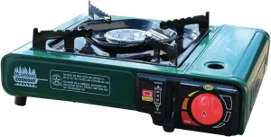 King Kooker Mr. Outdoors Cookout Model # MOC13S Single Butane Stove with Carry Bag, Green, Large