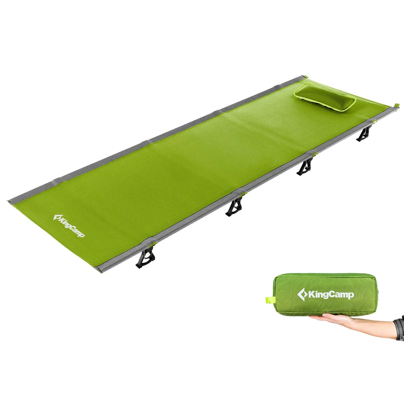 KingCamp Oversized Folding Camping Cots Ultralight Sleeping Cots