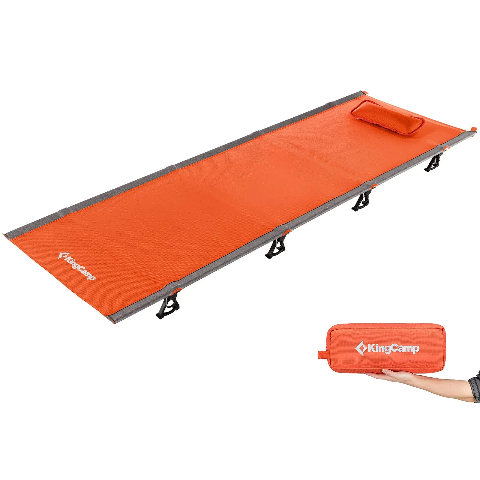KingCamp Oversized Folding Camping Cots Ultralight Sleeping Cots