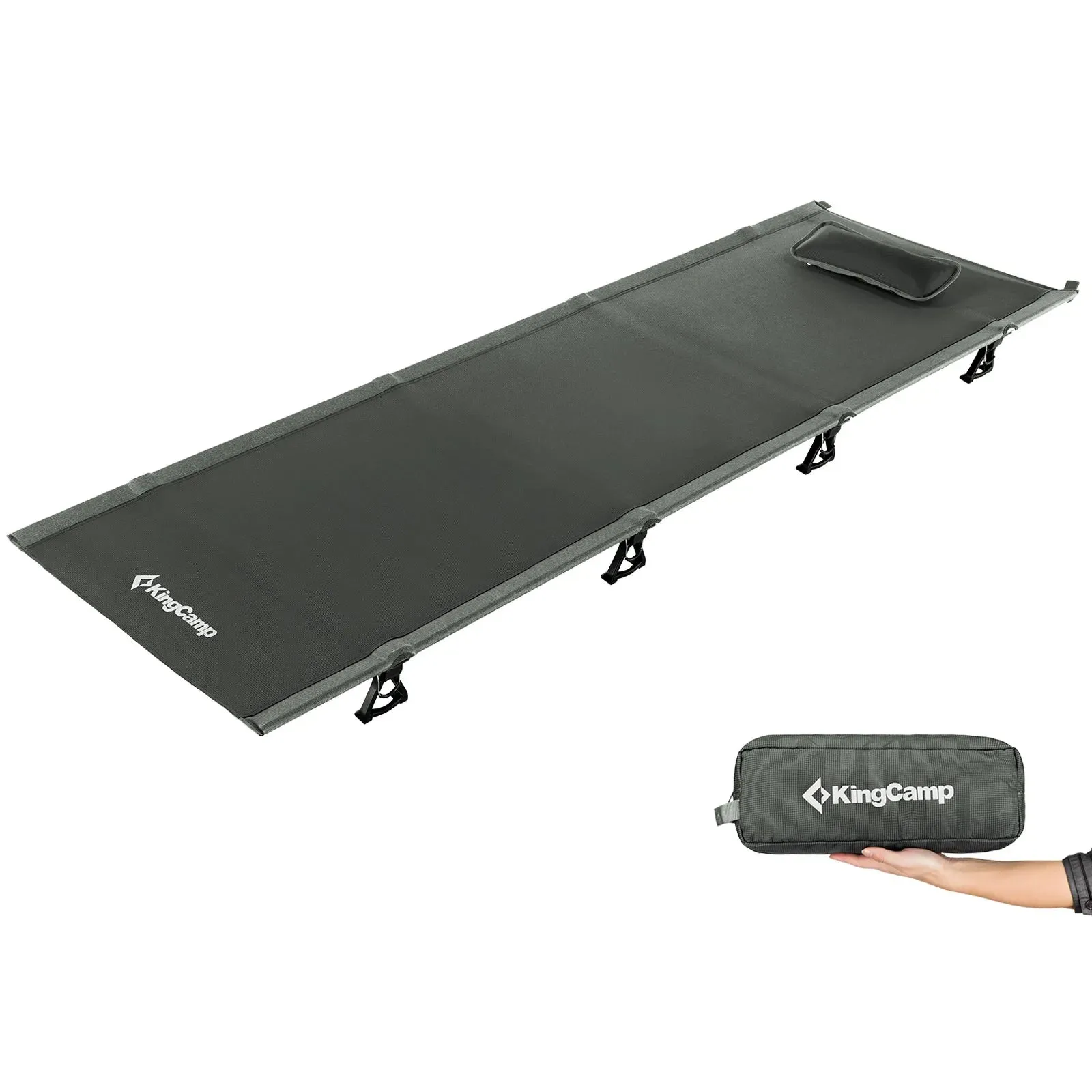 KingCamp Oversized Folding Camping Cots Ultralight Sleeping Cots