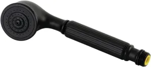 Kingston Brass K103A0 Restoration Hand Shower Head, Matte Black