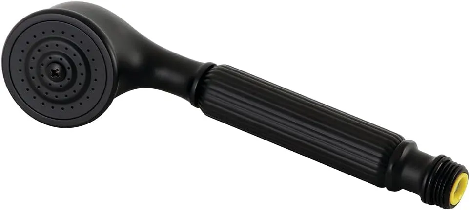 Kingston Brass K103A0 Restoration Hand Shower Head, Matte Black