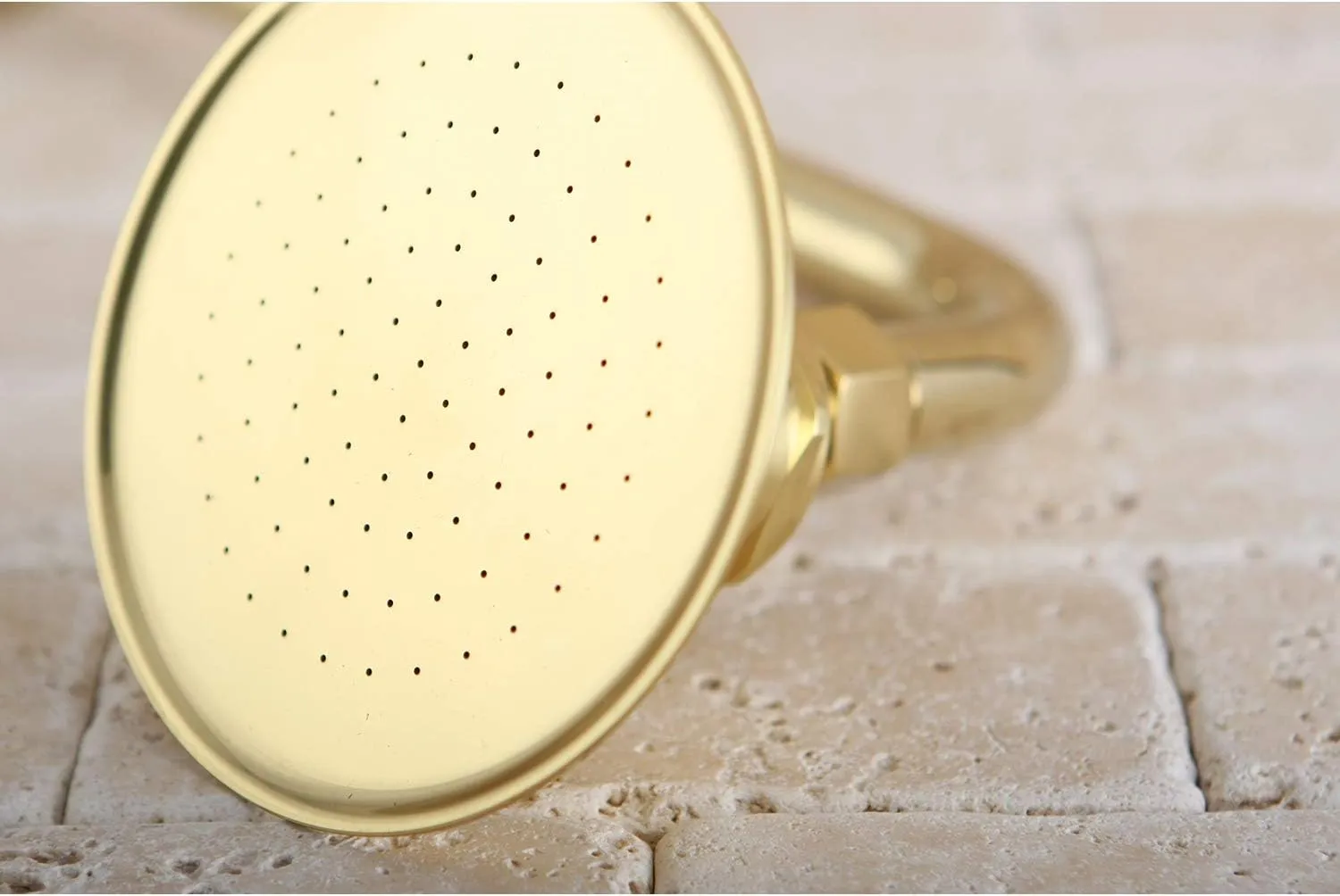 Kingston Brass P10PB Designer Trimscape Victorian Brass Showerhead, Polished Brass 4.88 x 4.88 x 3.75
