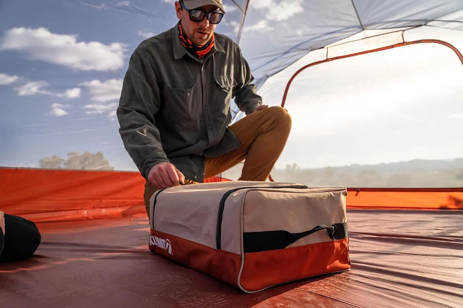 Klymit Cedar Mesa Large Camping Cot, Red
