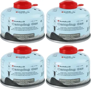 KOMAN Isobutane Fuel Canister 100 Gram Camping Stove Fuel Butane Propane Blend Camping Fuel Gas Canister Butane Fuel Canister Backpacking Stove Fuel