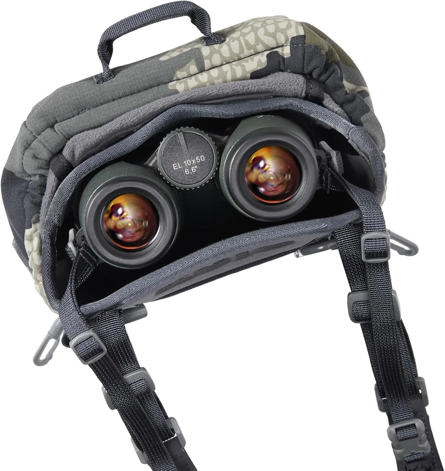 KUIU PRO Bino Harness – Waterproof, Adjustable, One-Hand Lid, Custom Foam Shims, Hydration Rig Compatible Binocular Harness