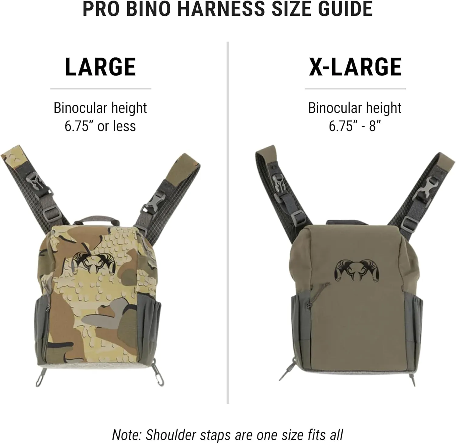 KUIU PRO Bino Harness – Waterproof, Adjustable, One-Hand Lid, Custom Foam Shims, Hydration Rig Compatible Binocular Harness