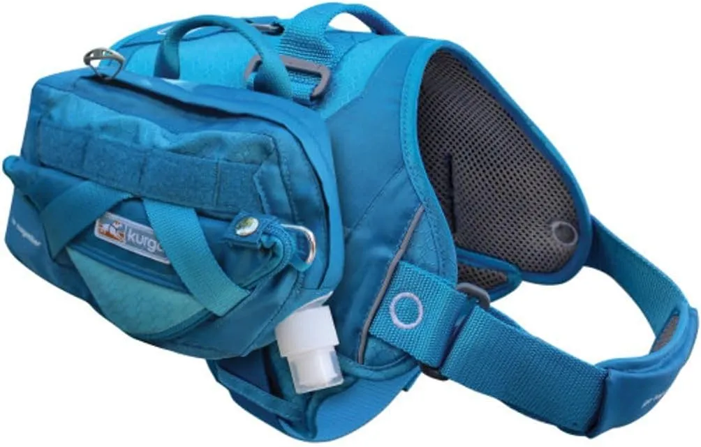Kurgo Molle Clip Compatible Dog Harness, Molle Vest for Dogs, Service Dog Training Vest, Service Dog Molle Vest, Rsg Townie Dog Harness, for Small, Medium & Large Dogs (Small, Coastal Blue)