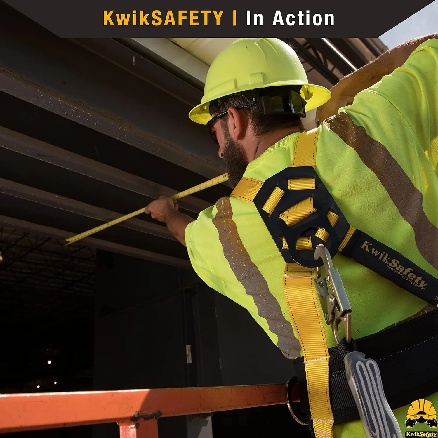 KwikSafety - Charlotte, NC - BOA [4 PACK] External Shock Absorber Single Leg 6ft Safety Lanyard OSHA ANSI Fall Protection Restraint Equipment Snap Rebar Hook Connectors Construction Arborist Roofing