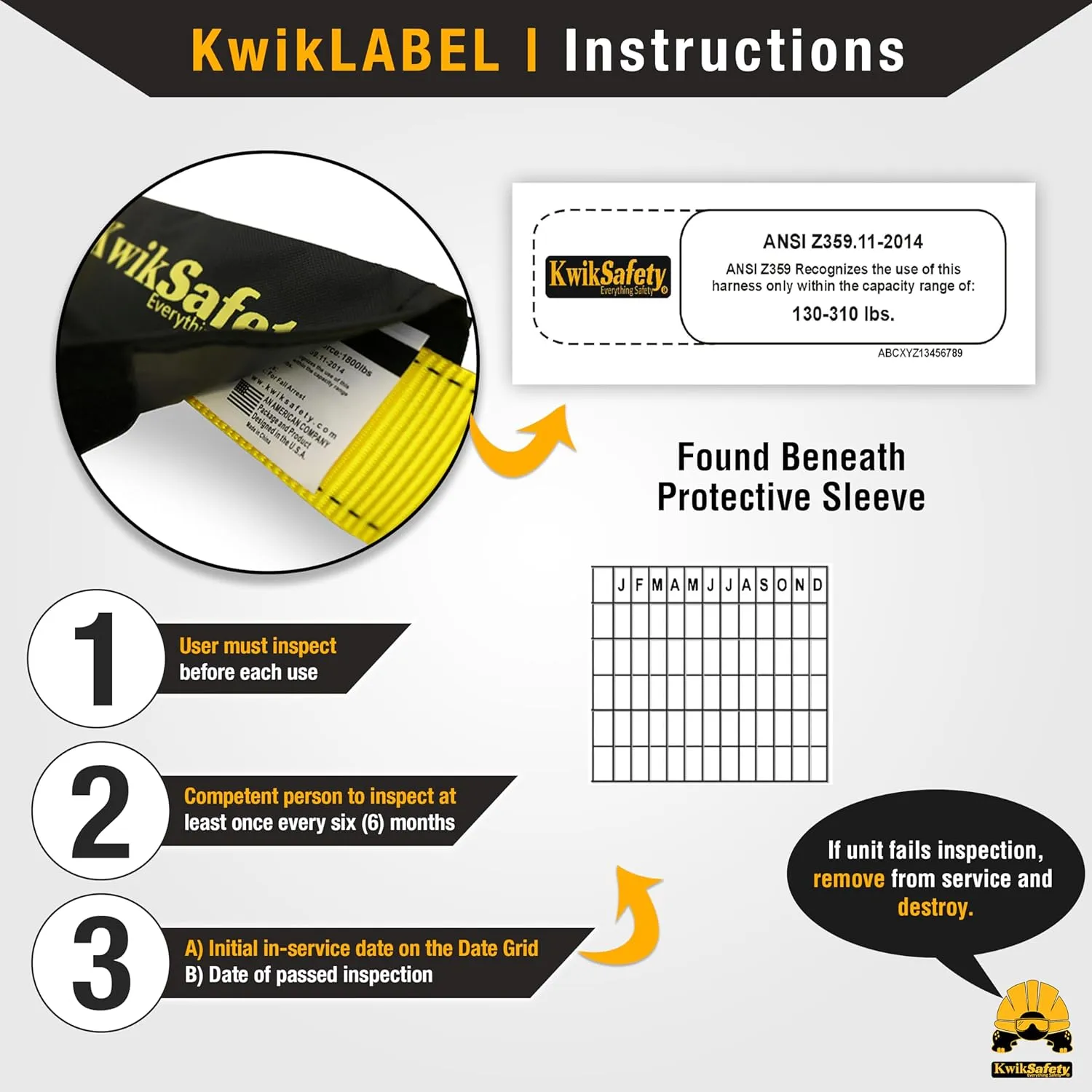 KwikSafety - Charlotte, NC - HURRICANE Ironworker & Tower Safety Harness [3 D-RINGS, BACK SUPPORT] ANSI Tested OSHA Compliant