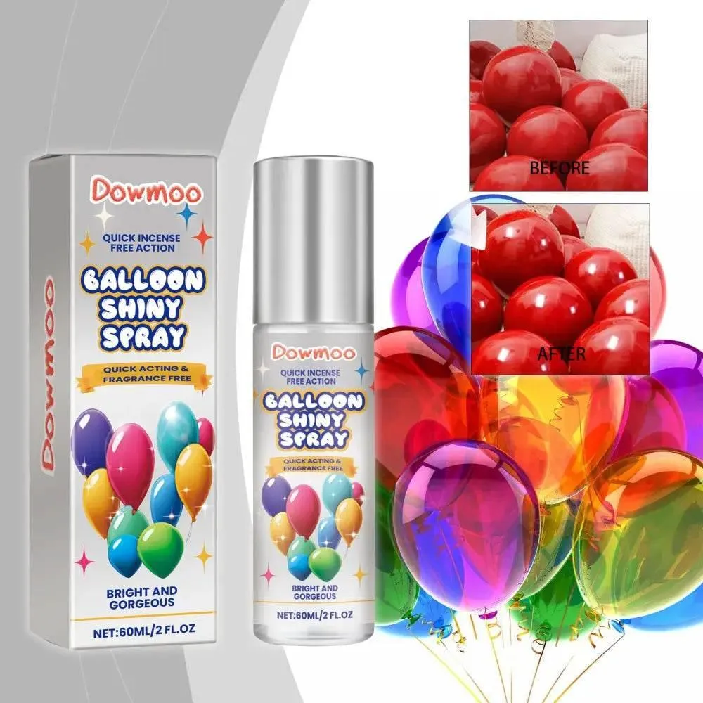 Latex Balloon Shine Spray for Long-Lasting Gloss