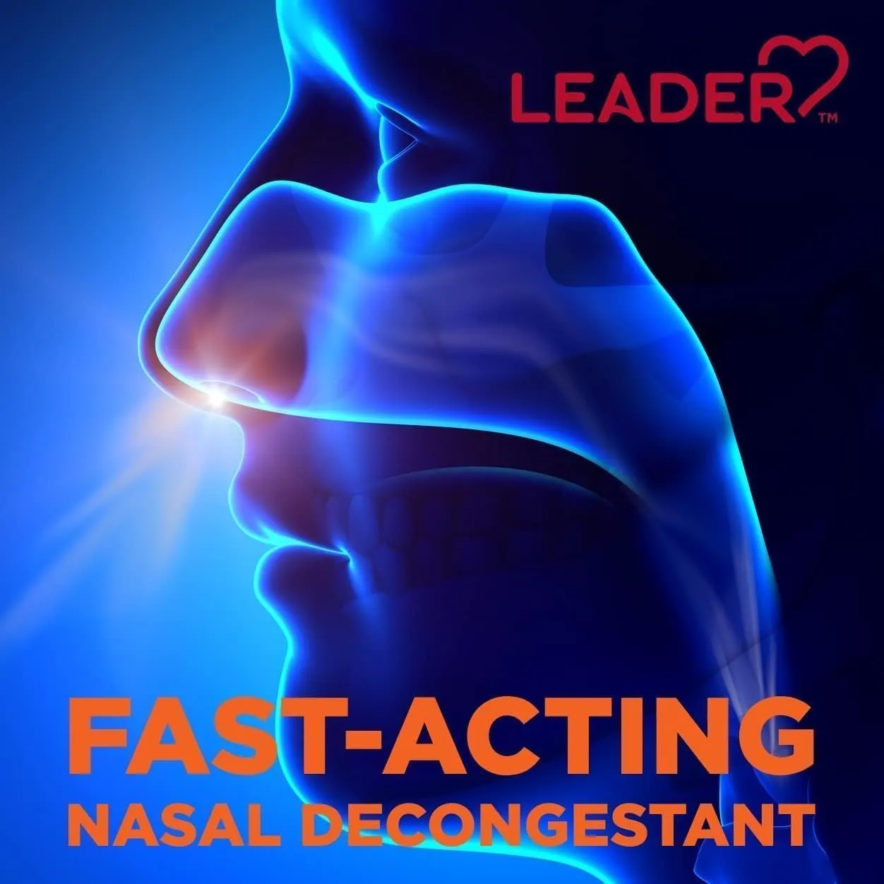 Leader Extra Strength Sinus Relief, Fast Acting, Sinus Decongestant, Nasal Congestion Relief Spray, Cold & Allergy 30 mL Bottle (Pack of 4)