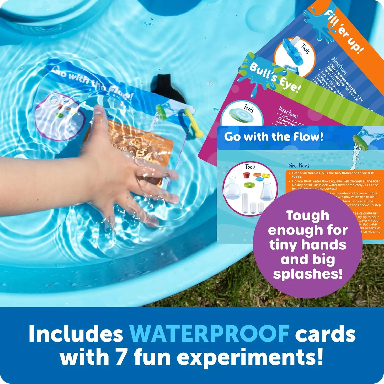 Learning Resources Splashology! Water Lab Science Kit, STEM Playtime, Water Activities, 19 Pieces, Ages 3 