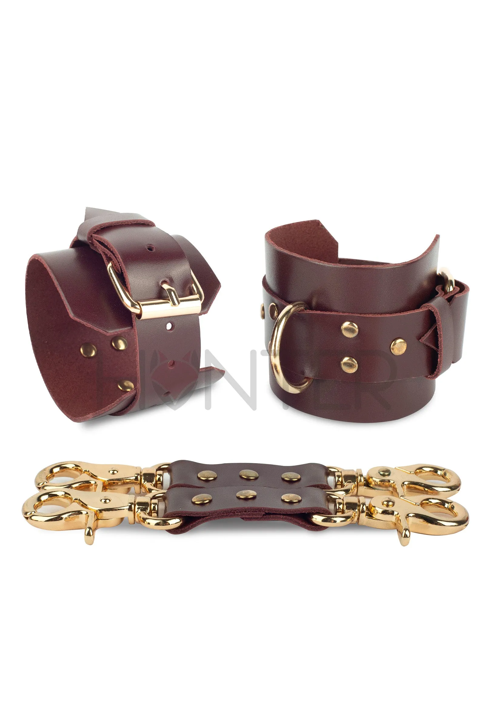 Leather Lingerie Bondage and Handcuffs
