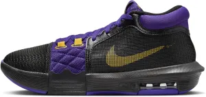 Lebron Witness 8 Basketball Shoes (FB2239-001, Black/Field Purple/University Gold) Size 13