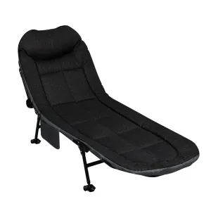 Levede Folding Camping Bed Camp Cots Black-WA_Rural