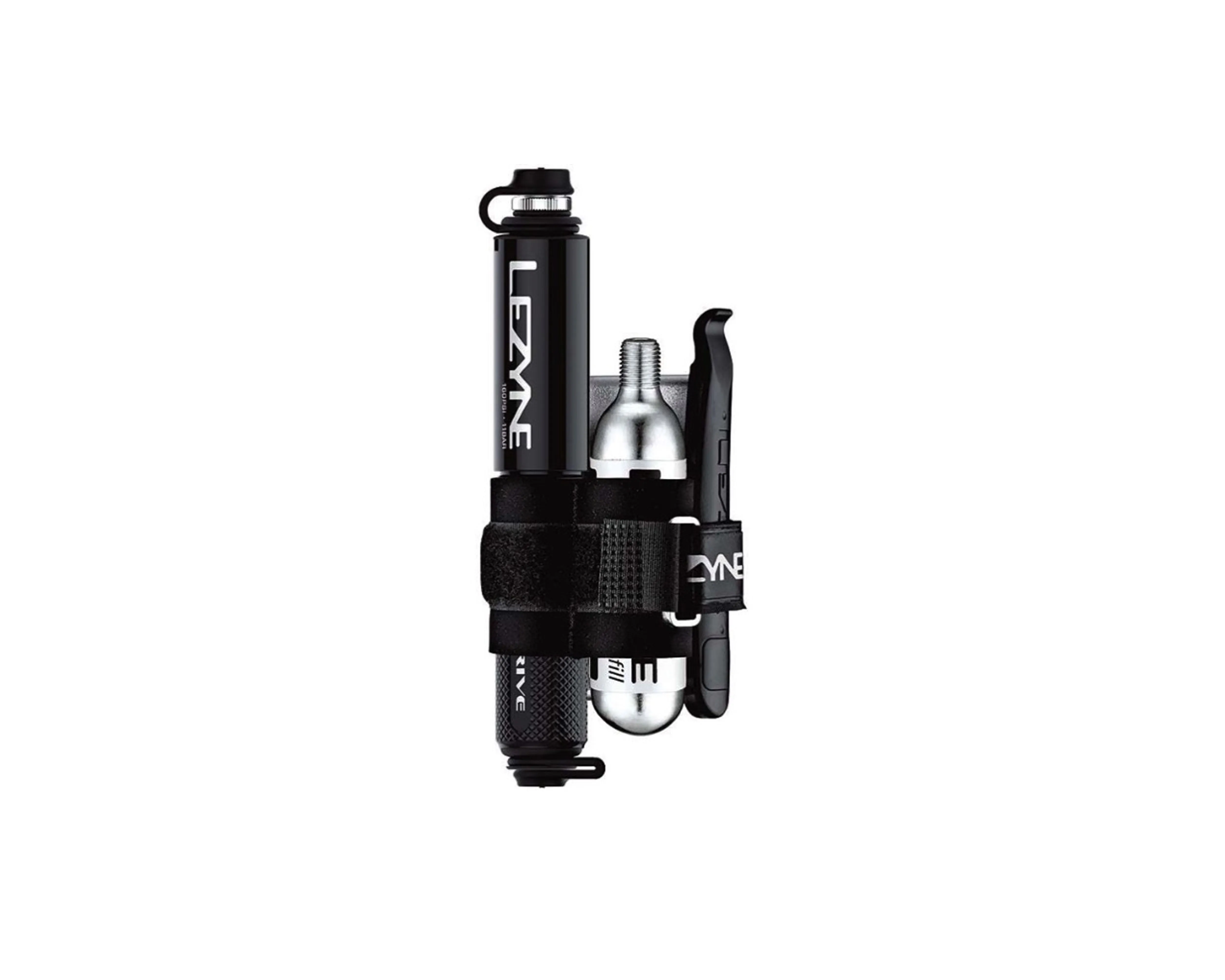 Lezyne Pocket Drive Loaded With Lever Kit Twin Speed Head 20G CO2