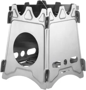 Lightweight Portable Wood Stove for Camping, Hiking, and Outdoor Cooking