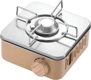 [lilaBelle]【Outdoor Butane Stove】High-Speed Cooking Gas, Wind- Portable Stove for Camping & Backpacking | Lightweight Mini Heater with Safety Lock (for Hikers & Adventurers)