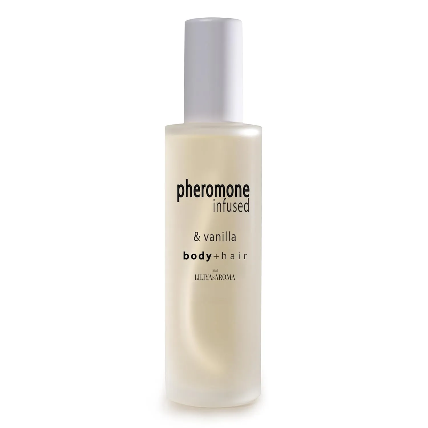 Liliya's Aroma Pheromone Infused - Vanilla body Spray & Hair Fragrance Mist Special & Unique | Hydrating Skincare Ingredients with Glycerin Vegan & Cruelty-Free - 3.4 fl oz