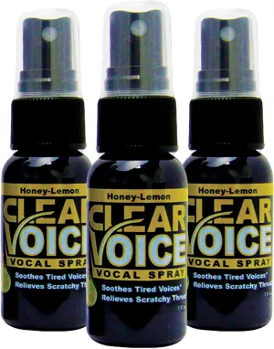 LIQUIDHEALTH Clear Voice Vocal Spray Honey Lemon (3pack)