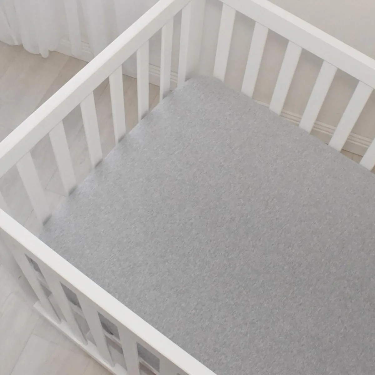 Living Textiles Cot Fitted Sheet Jersey - 2 Pack