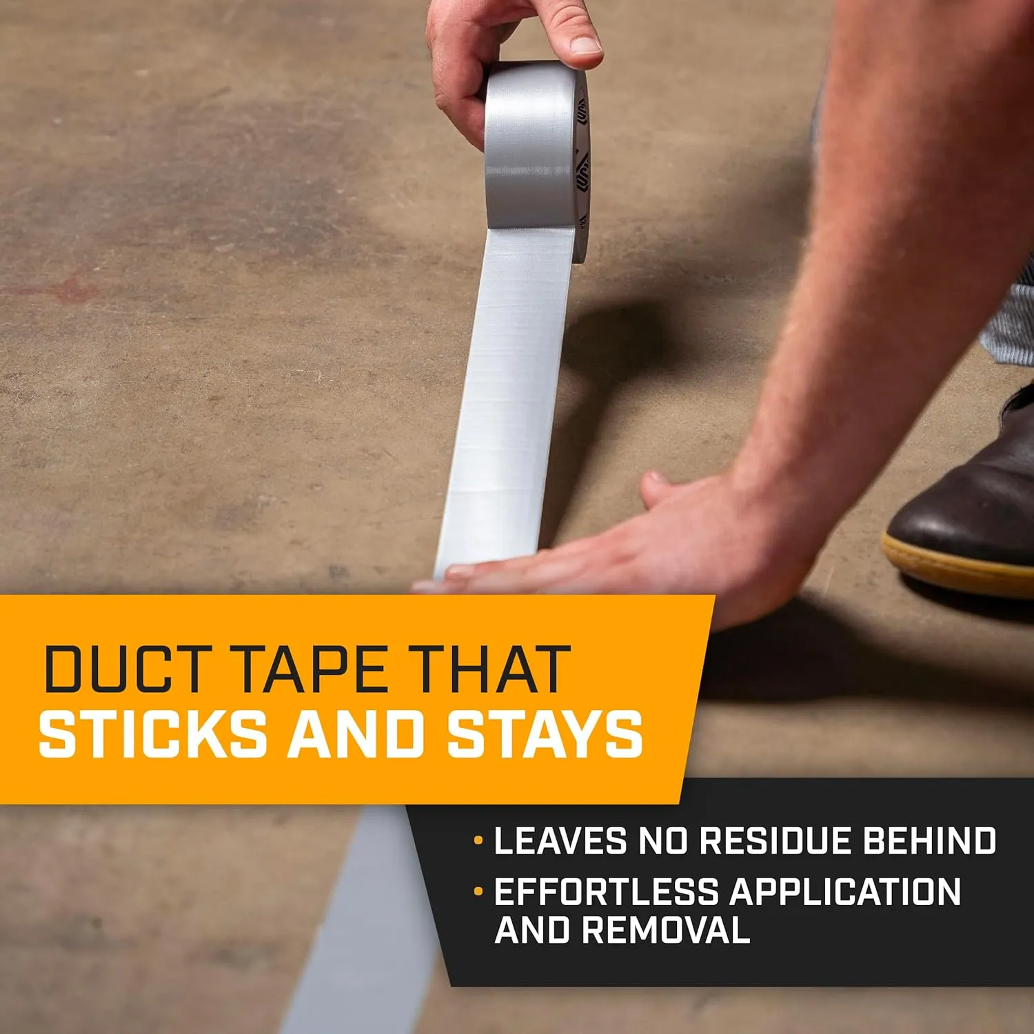 Lockport 5 Pack Duct Tape Heavy Duty - Waterproof, Strong Adhesive Silver Duct Tape Bulk for Indoor Outdoor Repairs, Tear by Hand - 30 Yards x 2 Inch