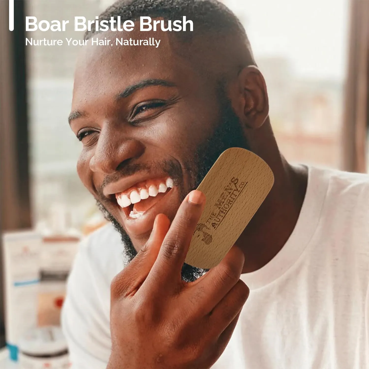 M. A. C.® Beard Kit for Men, Beard Grooming Kit Including Boar Brush, Trimming Scissor Beard Comb and Straight Edge Safety Razor & Blades-Ideal Beard Care Kit with Wooden Gift Box