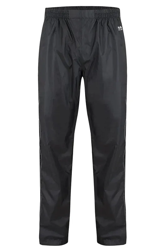 Mac in a Sac Overpants Full Zip Packable Overpants - Black
