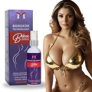 MACARIA Bobae Brazilian Breast Enlargement, Enhancement Spray Oil Bigger Chest Flatness And Sagging Care Breast Enhancement, Cream For Dry Cracked s