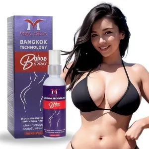 MACARIA Bobae Brazilian Natural Breast tightening Spray Oil Enlargement Enhancement Cream gel for shagging Bust boobs