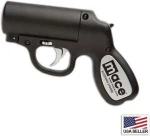 Mace Personal Self Defense Police Strength Pepper Spray Gun BLK Protect yourself
