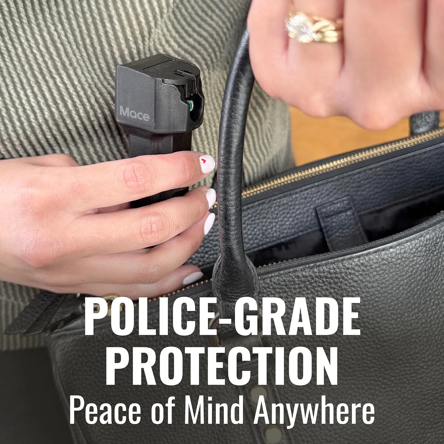 Mace Triple Action Pepper Spray for Personal Protection, Choose from Pocket Model, Personal Model, or Police Model, 3-in-1 Formula (Pepper Spray, Tear Gas, UV Dye), Self-Defense Spray for Women & Men
