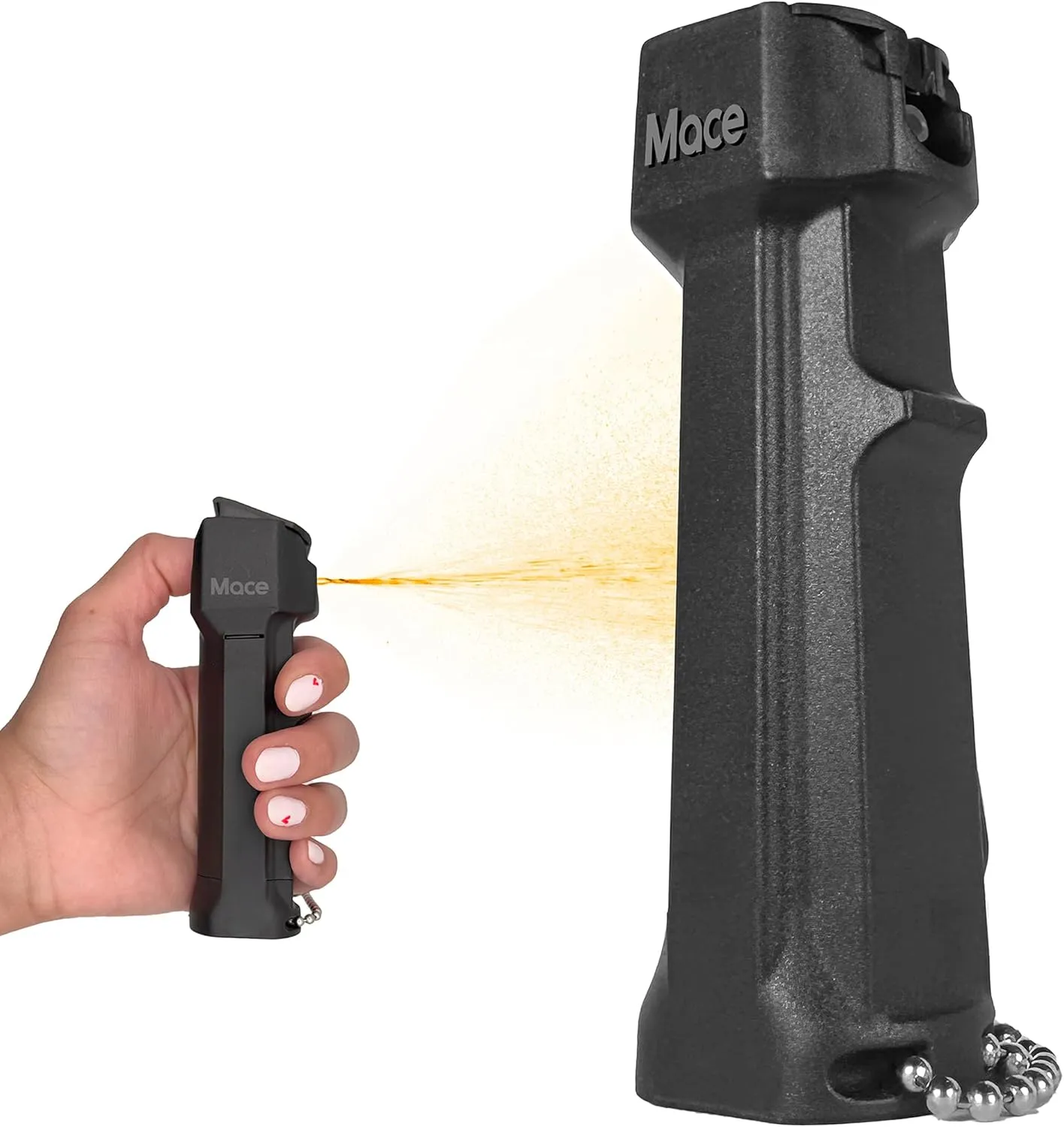 Mace Triple Action Pepper Spray for Personal Protection, Choose from Pocket Model, Personal Model, or Police Model, 3-in-1 Formula (Pepper Spray, Tear Gas, UV Dye), Self-Defense Spray for Women & Men