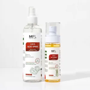 Made For Locs Daily Moisturizing Bundle | Aloe Refresher Spray & Pineapple Oil Spray