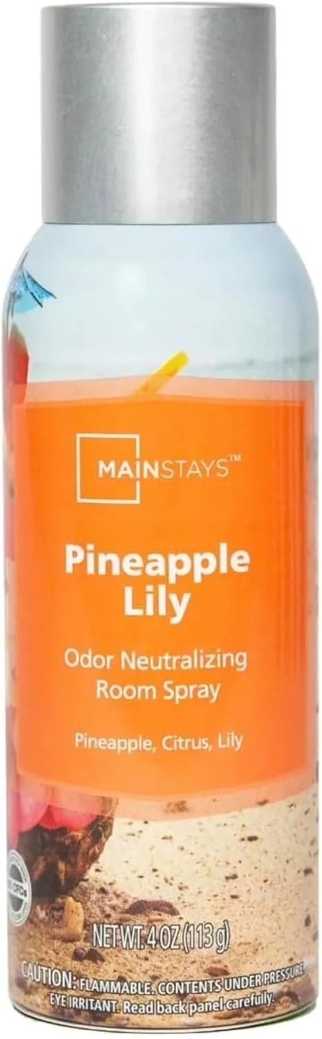 Mainstays Pineapple Lily Room Spray 4 Oz (113g) Pack of 2, Cranberry Mandarin