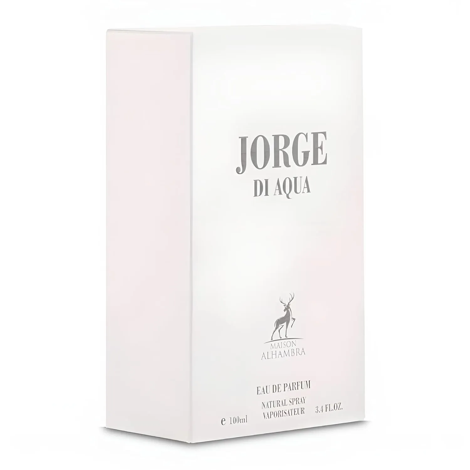 Maison Alhambra Jorge Di Aqua Eau de Parfum Spray for Men, 3.4 Ounce