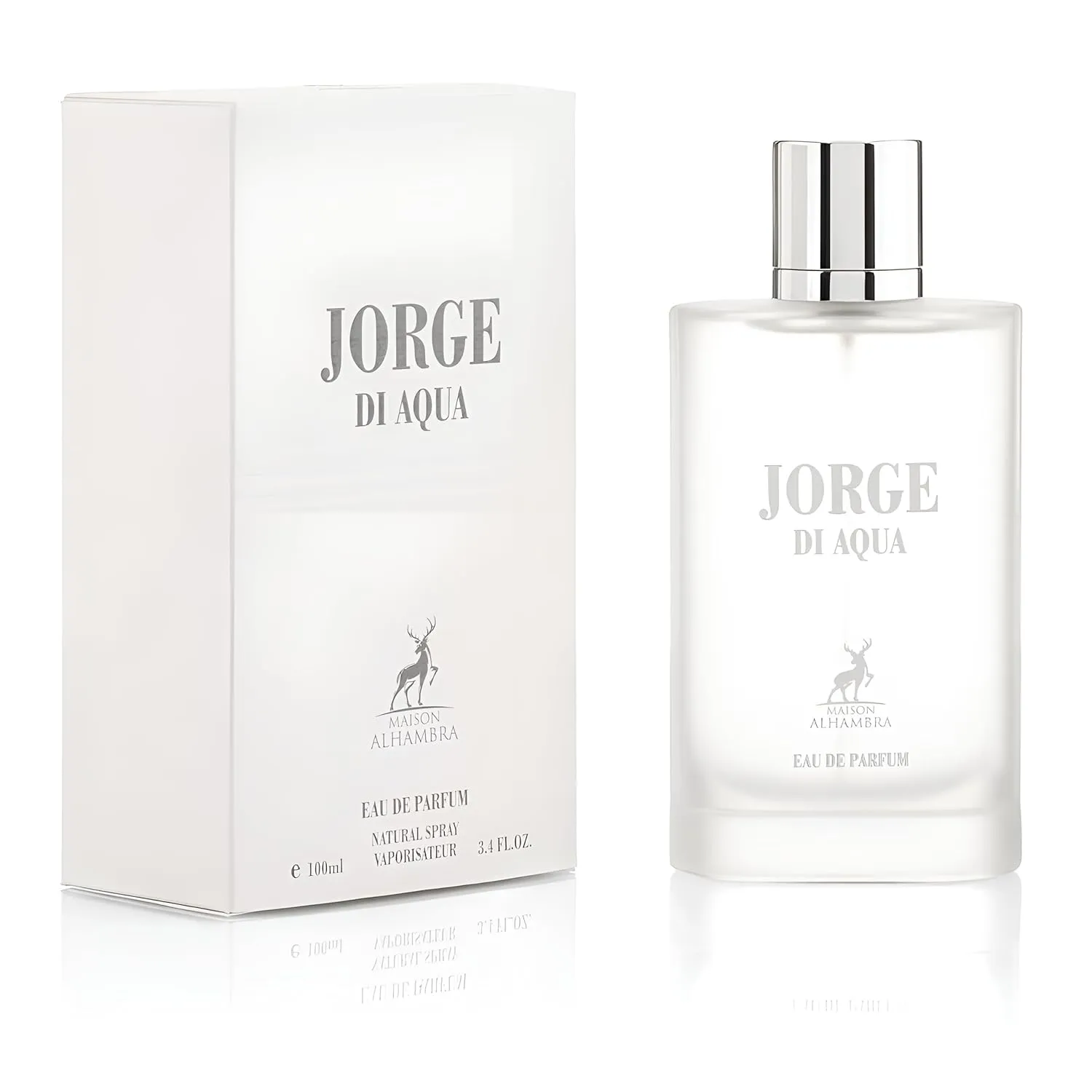Maison Alhambra Jorge Di Aqua Eau de Parfum Spray for Men, 3.4 Ounce